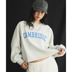 トレーナー スウェット カレッジロゴスウェット レディース