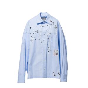 ブラウス シャツ Embellished Stripe Shirt レディース