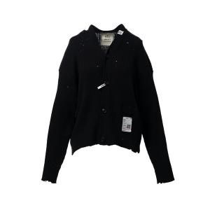 カーディガン Distressed Knit Cardigan レディース