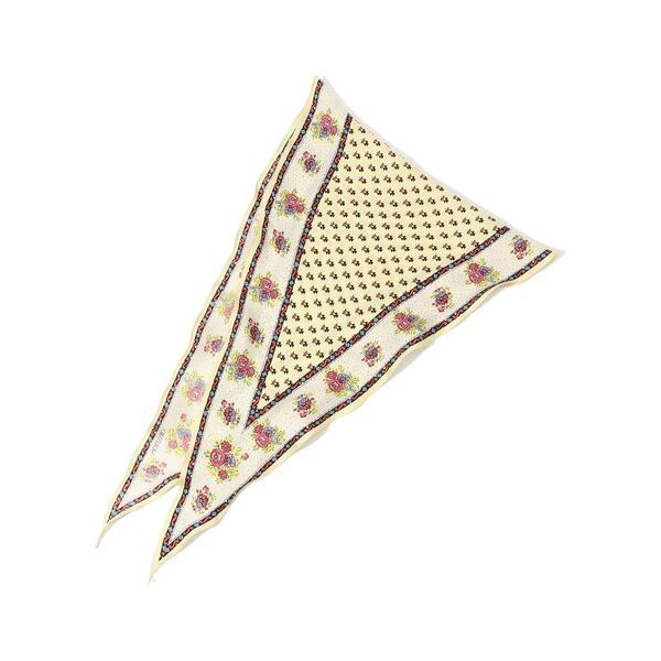 スカーフ バンダナ SOULEIAO シルクプリント スカーフ レディース