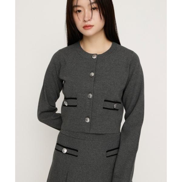 カーディガン MILANO RIB KNIT C/D ミラノリブ ニットカーディガン 春服 レディー...