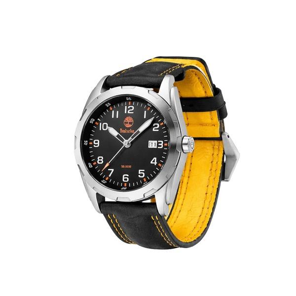 腕時計 「Timberland/ティンバーランド」ニューマーケット - ブラック ダイヤル レザー ...