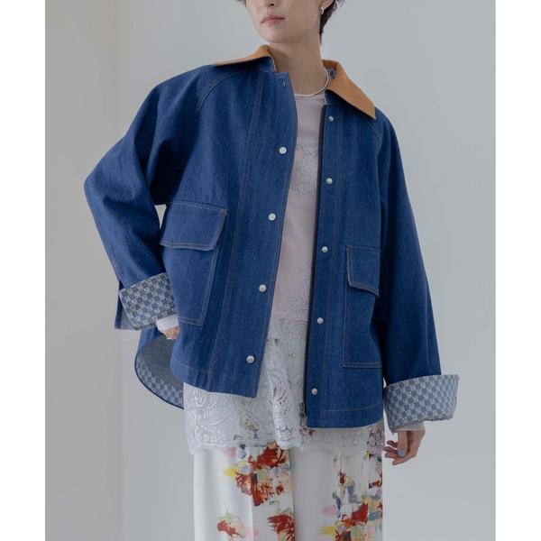 カバーオール バックエンブロイダリー カバーオール レディース