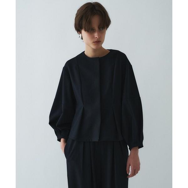 ブルゾン アウター 入学式 卒業式 「セットアップ／手洗い可」フォルムジャケット レディース