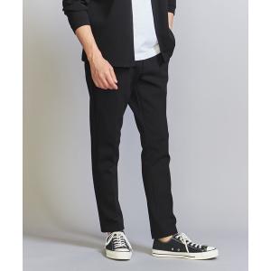 スラックス 「WEB限定 WARDROBE SMART」ダブルニット ノープリーツ スラックス パンツ/セットアップ対応「抗菌・防臭」 メンズ