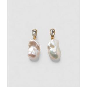 イヤリング 淡水バロックパールイヤリング レディースの買取情報