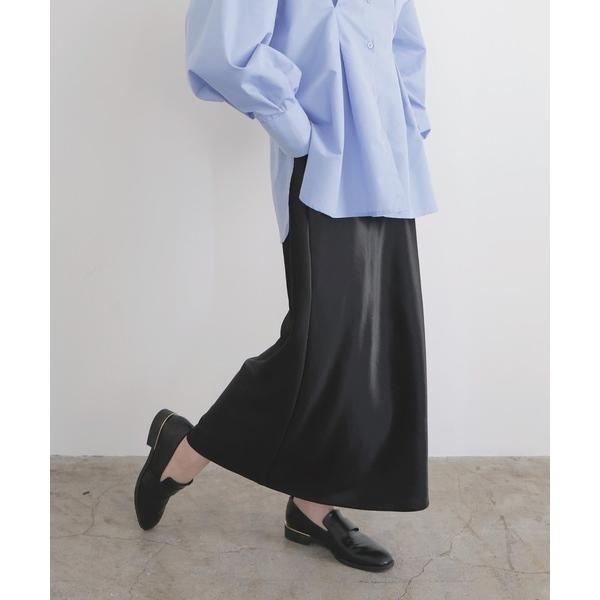 スカート サテンナロースカート