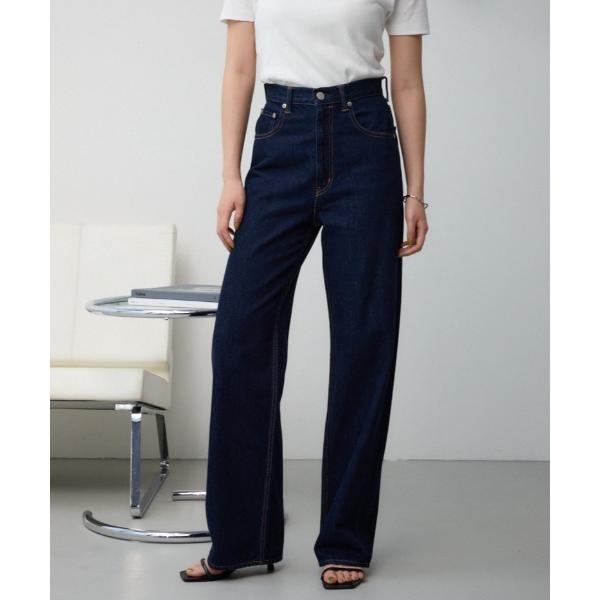 ジーンズ デニム デニムパンツ AZUL DENIM ハイウエストワイドデニム レディース