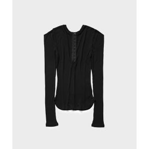 tシャツ 「RITAN/リタン」Tencel Cashmere Cut Tops/テンセルカシミヤカットトップス レディース