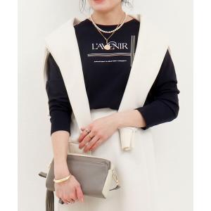 tシャツ テープ刺繍ロゴプルオーバーカットソー レディース