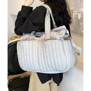 マザーズバッグ 「大容量/仕切れる収納/ベビーカー取り付け可/2WAY」トート＆ショルダー 多機能 マザーズバッグ レディース ベビー