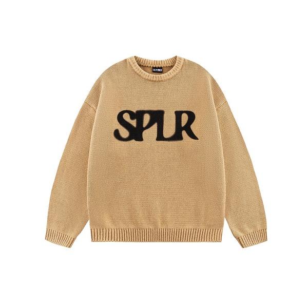 セーター ニット ニット｜Dust Washed Crew Knit｜SPLR メンズ レディース