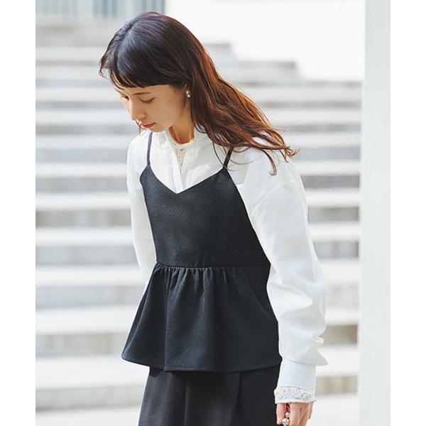 キャミソール 「WEB限定」アイロンいらずキャミソール「プラスサイズあり」「オケージョン2026SS...