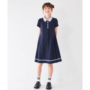 ワンピース 「WEB限定」「速乾、接触冷感」COOL MAXポロ風ワンピース（140〜170cm） キッズ 子供服 女の子