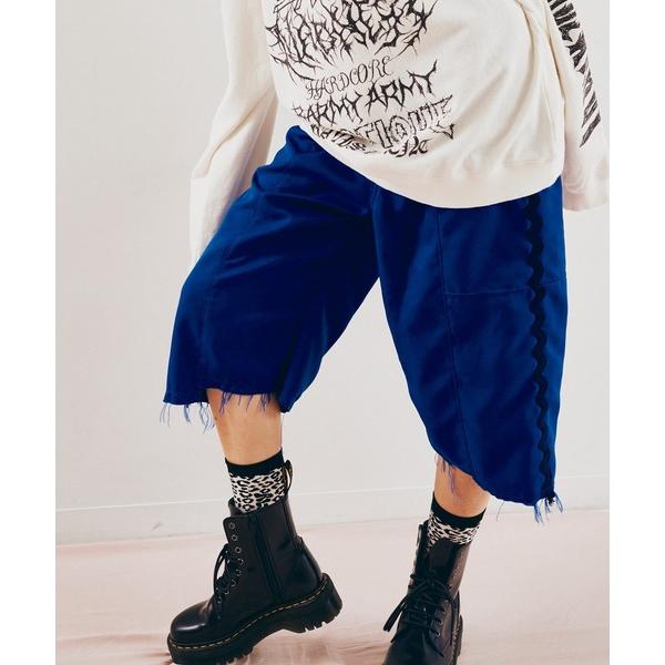 パンツ R4440 ウエービーテープクロップドパンツ レディース