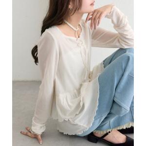 tシャツ 26SSドットティアードプルオーバー レディース