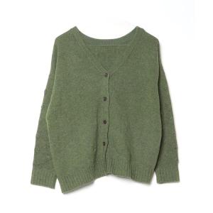「niko and...」 ニットカーディガン - グリーン レディース