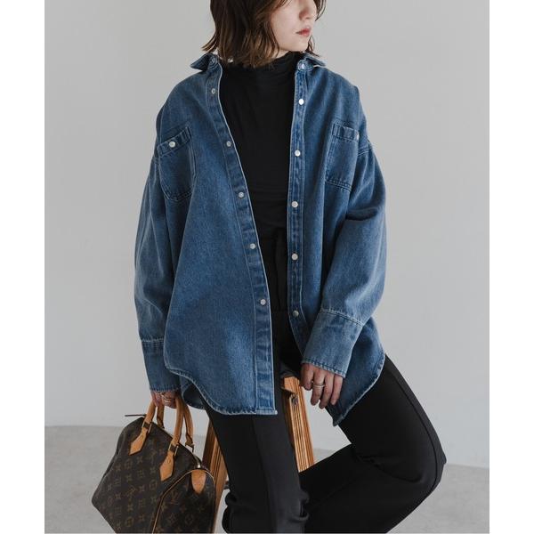 「Bonjour Sagan」 デニムジャケット FREE ブルー レディース