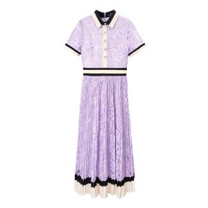 「emiriawiz」 半袖ワンピース MEDIUM パープル レディース