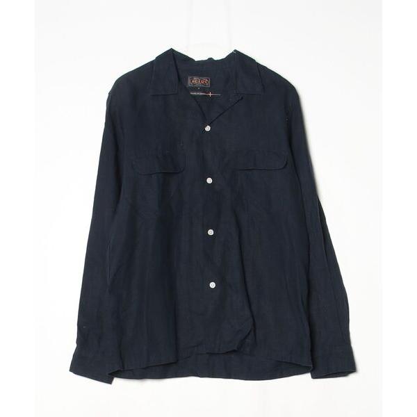 「BEAMS PLUS」 長袖シャツ MEDIUM ネイビー メンズ