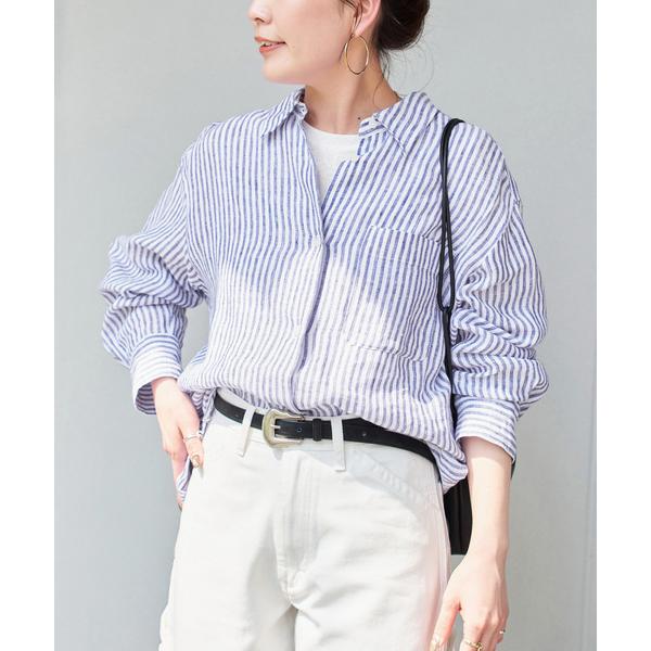 「B.C STOCK」 「Simplicite × European Flax」長袖シャツ FREE...