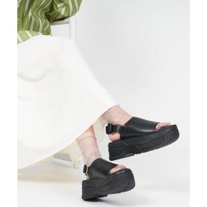 「SHAKA」 ヒールサンダル 23 ブラック レディース