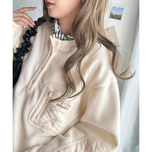 「Java」 長袖カットソー X-LARGE アイボリー レディース