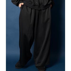 「unrelaxing」 イージーパンツ FREE ブラック×ブラック メンズ