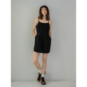 「CHAROL」 オーバーオール S ブラック レディース