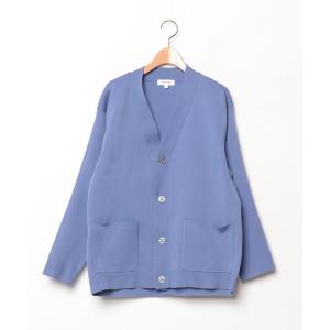 「GLOBAL WORK」 ニットカーディガン S パープル メンズ