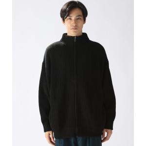 「niko and...」 ニットカーディガン MEDIUM ブラック メンズ