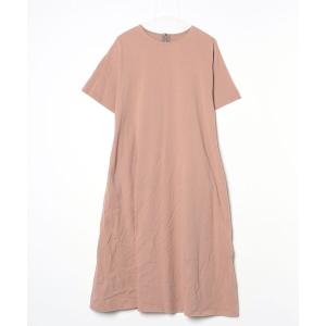「titivate」 半袖ワンピース M ブラウン レディース