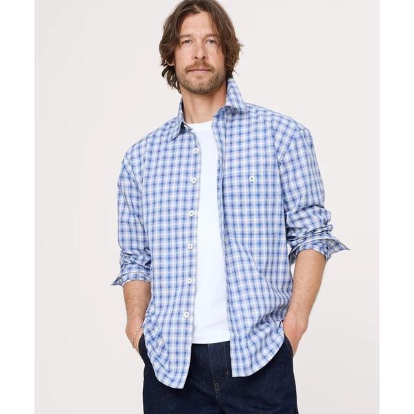 シャツ リラックスフィット ウォッシュド コットン ポプリンシャツ メンズ