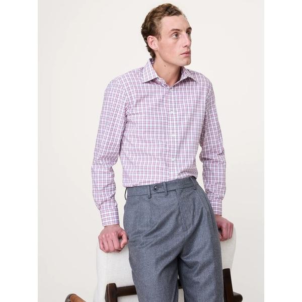 シャツ スタンダードフィット リンクルレジスタント ドレスシャツ メンズ