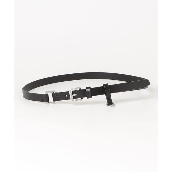 ベルト ツートーン レザー スキニー ユーティリティ ベルト レディース