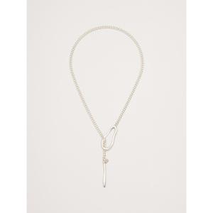 ネックレス アブストラクト オーバル ドロップ ネックレス レディース