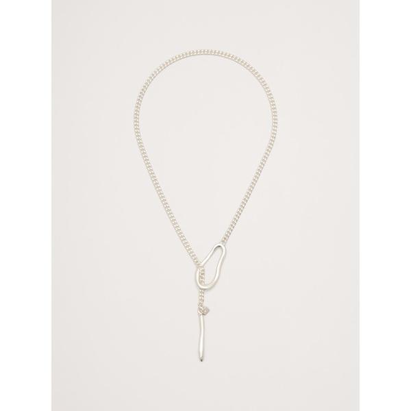 ネックレス アブストラクト オーバル ドロップ ネックレス レディース