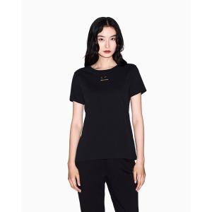 アルマーニ エクスチェンジ A/X ☆ 総刺繍 プルオーバー XS 黒 半袖 ARMANI EXCHANGE tシャツ 「A|X アルマーニ エクスチェンジ」AXロゴ