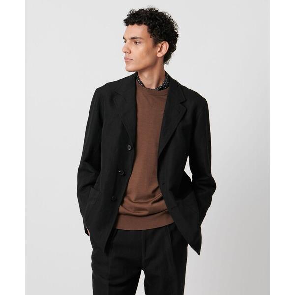 コート ジャケット 「SOVEREIGN」カシミヤ リネン サキソニー カバーオール メンズ