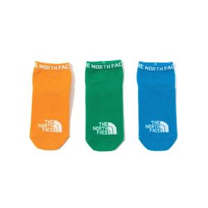 ノースフェイス 靴下 THE NORTH FACE / アンクル 3P ソックス 2026SS（16〜21cm） キッズ 子供 男の子 女の子