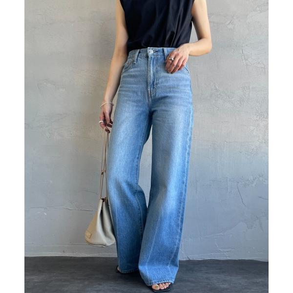 ジーンズ デニム デニムパンツ 「LEVI’S/リーバイス」 RIBCAGE ワイドシルエット ハイ...