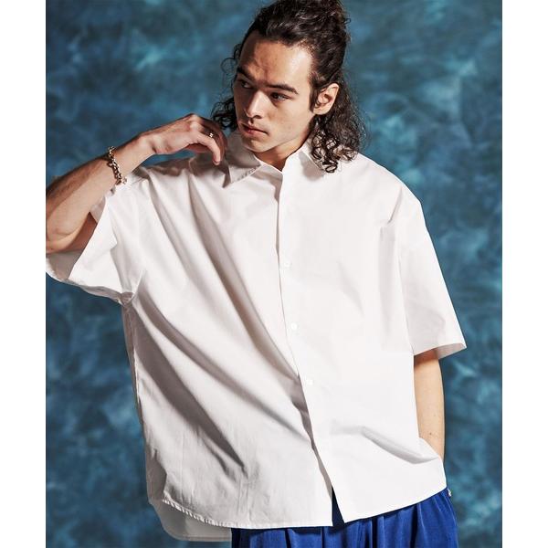 ポロシャツ mhs2496- スーピマコットンオーバーサイズシャツ(JIH-R1144) メンズ