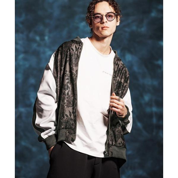 スカジャン mj11349- フラワープリントルーズシルエットスカジャン(JIH-R1145) メン...