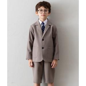 セレモニースーツ フォーマル 発表会 卒園式 入学式 入学式 卒園式 「4点セットスーツ」ジャケット+ハーフパンツ+シャツ+ネクタイ