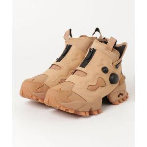 スニーカー REEBOKINSTAPUMPFURYMIDインスタポンプフューリーミッド（キャメル）132529-100230819 メンズ レディース