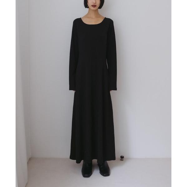 ワンピース Uneck Rib Long Dress/ユーネックリブロングドレス