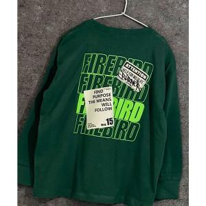 tシャツ バックプリント オーバーサイズ ロング Tシャツ キッズ 子供服 男の子 女の子