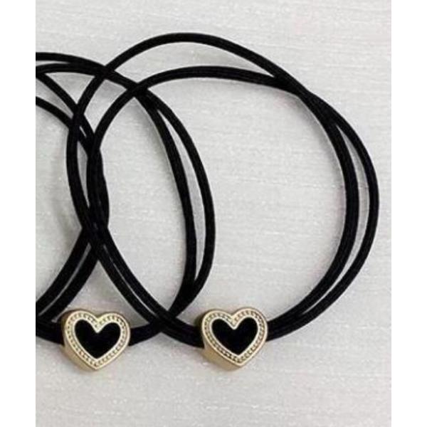 ヘアゴム FReePLACe/ハート リボン モチーフヘアゴム R0162