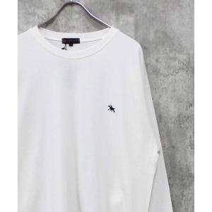 tシャツ 「POLOCHAMPS / ポロチャンプス」ワンポイント 刺繍 ロングTシャツ メンズ レディース