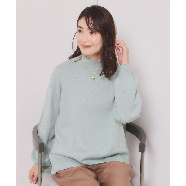 ニット セーター 「手洗い可／8色展開」カラフルハイネックニット レディース